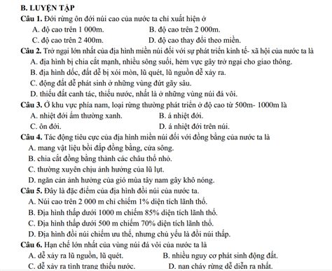 Giáo Án 123 Tổng Hợp Kiến Thức Và Câu Hỏi Trắc Nghiệm Theo Từng Bài