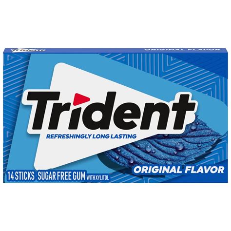 Trident Original Sugar Free Chewing Gum 14pc Sweet Genie