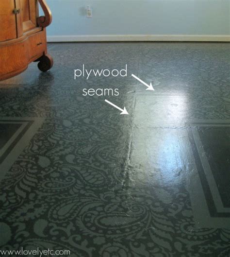 Painted Plywood Floor Update: The Good, The Bad, and The Ugly - Lovely Etc.