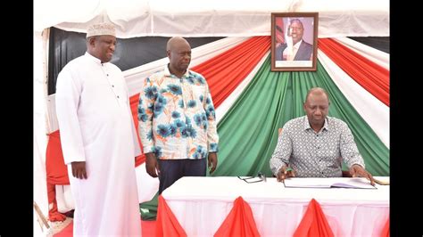 Live Ruto Presides Over Launch Of Taifa Gas In Dongo Kundu Mombasa