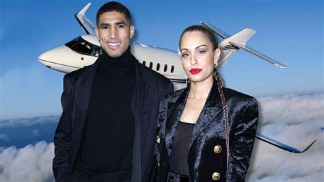 Hiba Abouk Y Achraf Hakimi Su Vida Entre Jets Privados Que Alquilan