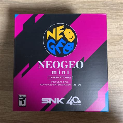 【未使用】【新品未開封】メーカー保証書 添付用付き Neogeo Mini International ネオジオ ミニ インターナショナル 版