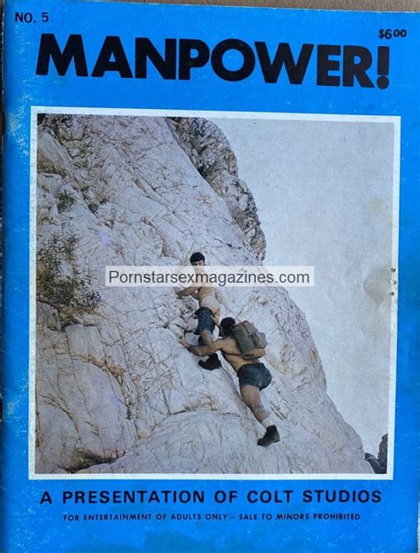 COLT STUDIO Adult Magazine MAN POWER 5 Vintage Gay Erotica
