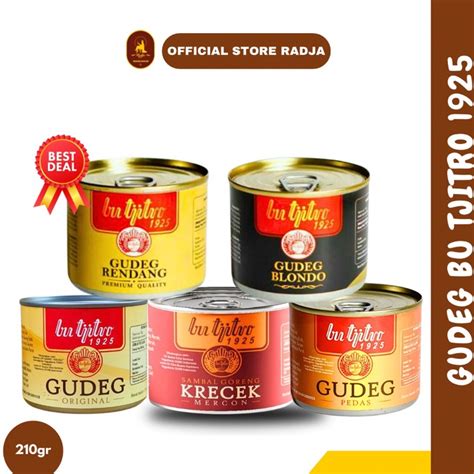 Jual Murah Banget Gudeg Kaleng Bu Tjitro 1925 Gudeg Jogja Oleh Oleh