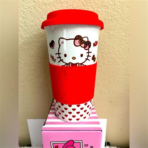 Hello Kitty Dining Hello Kitty Travel Mug With Lid Brand New Poshmark