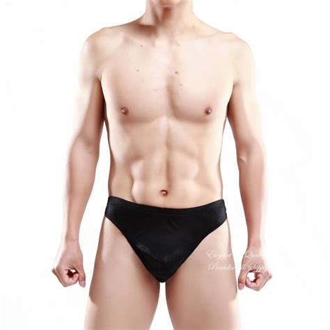 Paradise Silk Sexy 100 Silk Knit Underwear Mens Thong Solid Brief Us