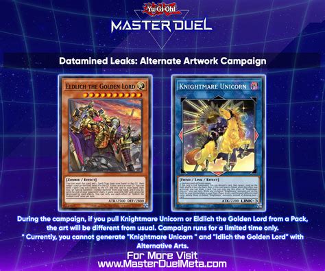 Yu Gi Oh Master Duel Guide On Twitter Datamined Leaks Alternative