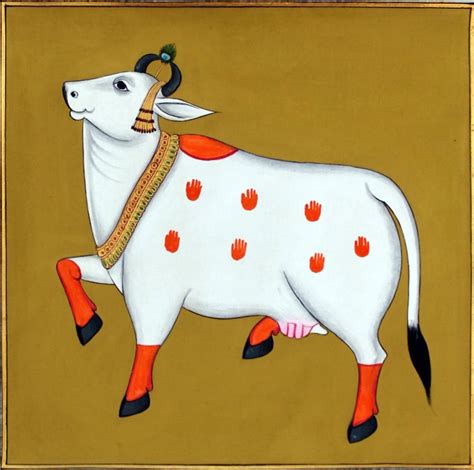 Buy Set Of Beautiful Cow Pichwai Painting On Cloth With Natural