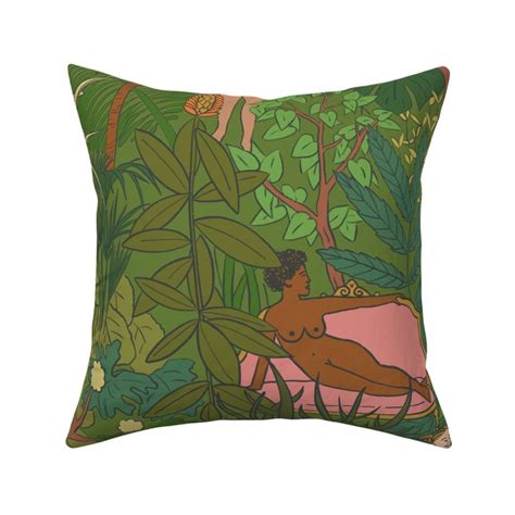 Nude In The Jungle Hommage To Henri Fabric Spoonflower