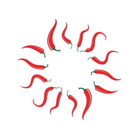 Red Hot Natural Chili Icon Vector Illustration 35304349 Vector Art At Vecteezy