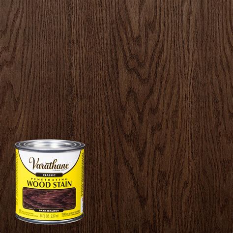 Dark Walnut Interior Wood Stains Paint The Home Depot