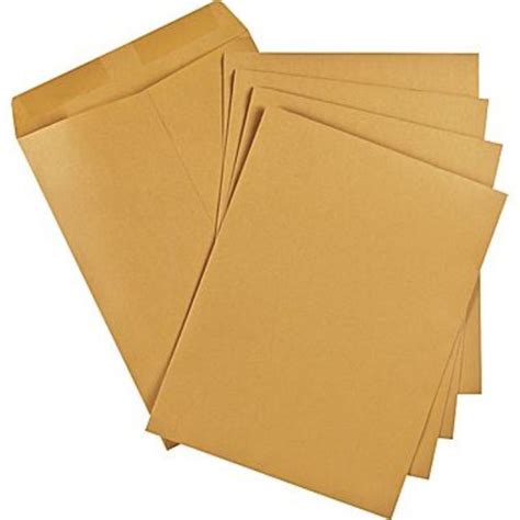 50pcs A4 Size 9 X 12 75 Business Envelopes Pack Of Envelopes Brown Shopee Malaysia