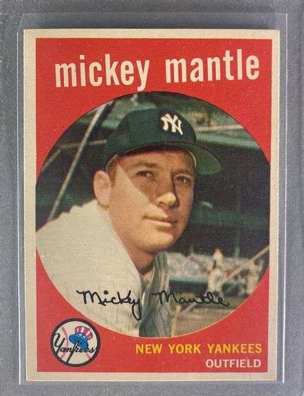 Topps Mickey Mantle Matthew Bullock Auctioneers