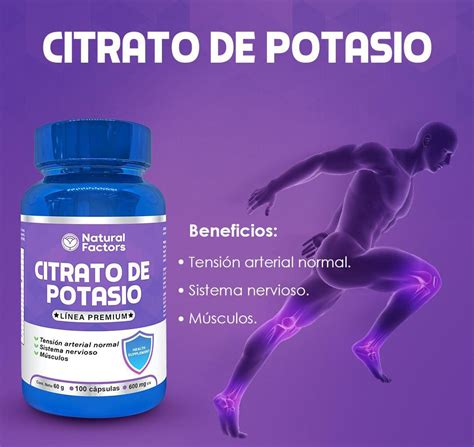 Citrato De Potasio C Psulas Mg Comisariato Naturista