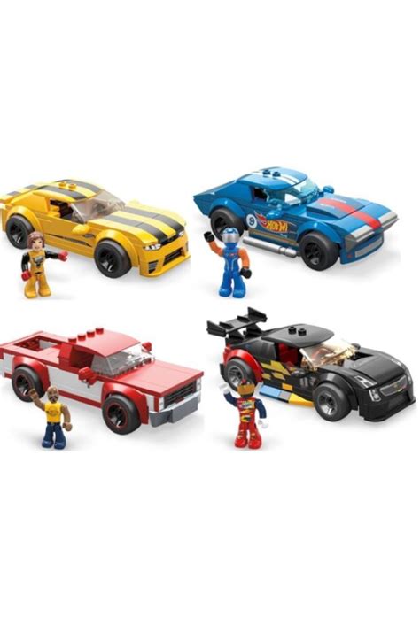 Mega Construx Hot Wheels რბოლის მანქანები