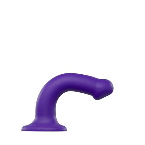 GODE VENTOUSE Dildo Bendable Violet Taille M