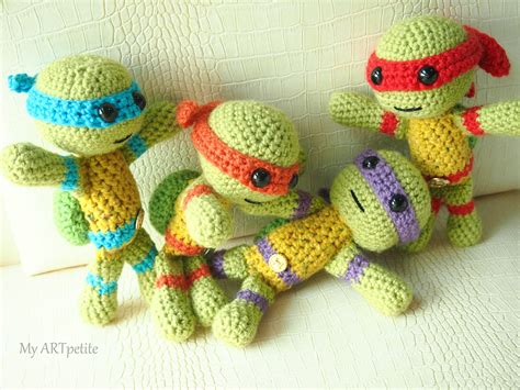 Free Crochet Pattern Teenage Mutant Ninja Turtles My Artpetite