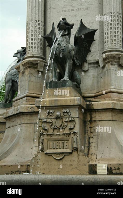 City center of Grenoble France Stock Photo - Alamy