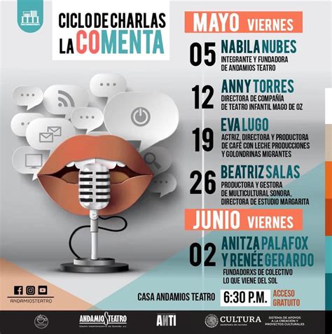 Ciclo De Charlas La Comenta En Casa Andamios Teatro Libera Radio