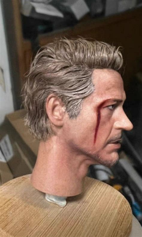 Hot Toys Ironman Tony Stark Mk Headsculpt Rooted Hair Hobbies