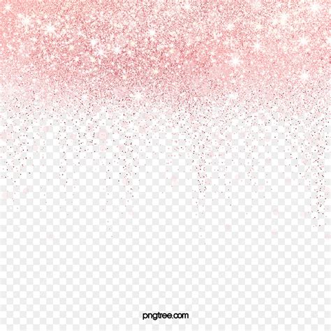 Pink Powder Effect Png Image Pink Glittering Gold Powder Starry Light