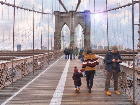 Take An Iconic Walk Across Brooklyn Bridge New York City