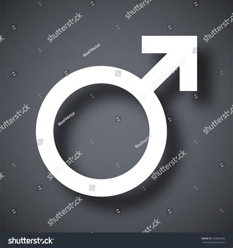 Vector Male Sex Symbol Stock Vector Royalty Free Shutterstock