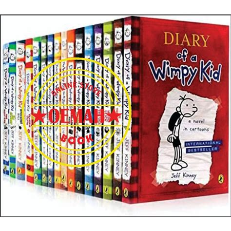 Jual Sepaket Buku Novel Diary Of A Wimpy Kid And Awesome Friendly