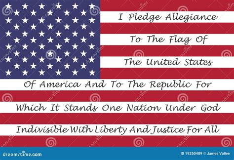 Pledge Of Allegiance To The Texas State Flag Royalty Free Stock