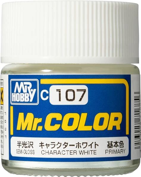 Amazon Gsiクレオス Mrカラー キャラクターホワイト 半光沢 10ml 模型用塗料 C107 カラー塗料 通販