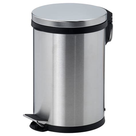 SNÖRPA pedal bin stainless steel 12 l 3 gallon IKEA