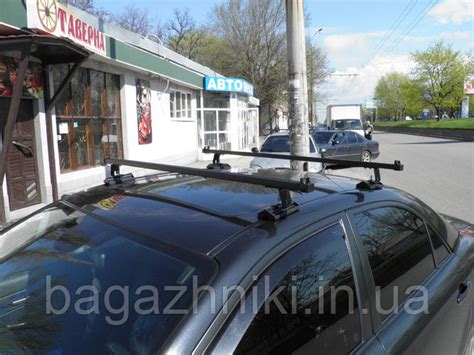 Багажник на крышу OPEL Zafira минивен штатные места установки 04-15 ...