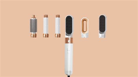 New Professional In Detachable Interchangeable Styler Electric Hot Air Brush Step