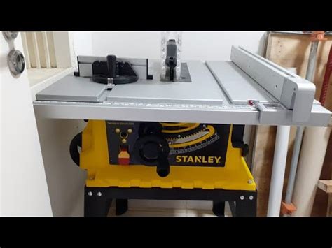 Serra De Bancada Stanley Sst Unboxing Montagem E Teste Youtube