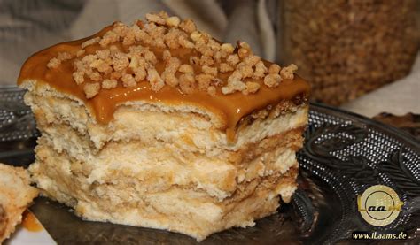 Butterkeks Caramel Kuchen Ilaams Koch Und Backrezepte Mit Schritt F R