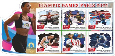 Stamps Olympic Games In Paris Year Sheets Perforated