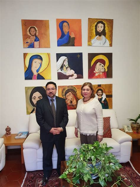 La Embajadora Miroslava Rosas Recibe Visita De Cortes A De S E Alfredo