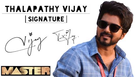 Master Vijay Vijay Signature Style Signature Shorts Youtube