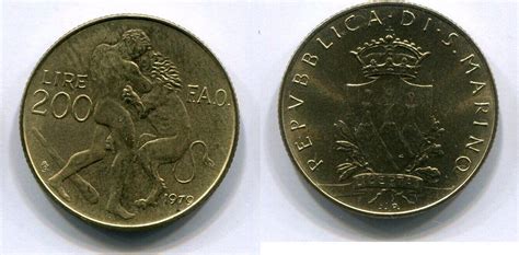 San Marino Lire F A O Unc Ma Shops