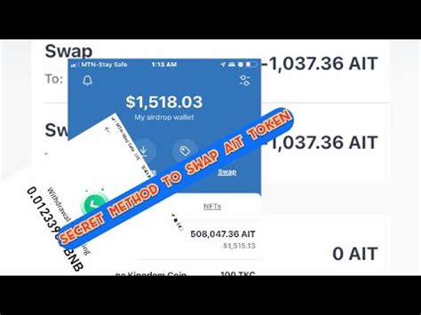 How To Swap Aittoken To Usdt The H Ck Method You Can Use To Swap Your