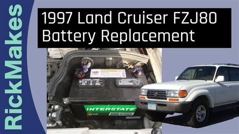 1997 Land Cruiser Fzj80 Battery Replacement Youtube