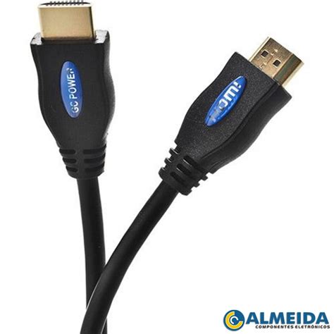 Componentes Eletrônicos Almeida Cabo Hdmi 2 0 Ultra Hd 4k 3d 2 Metros