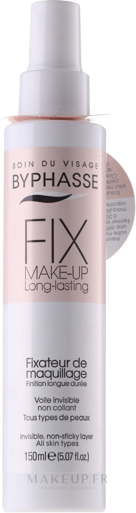 Byphasse Mists Fix Make Up Long Lasting All Skin Types Fixateur De