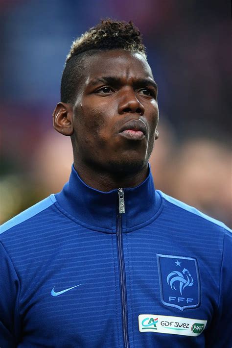 Paris France October Paul Pogba Of France Looks On During The