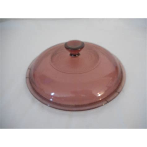 Pyrex Corning Visions Cranberry Replacement Lid V1 5C Fits 1 5 Qt Round