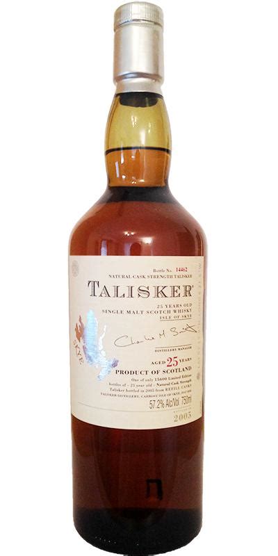 Talisker 25 Year Old Ratings And Reviews Whiskybase