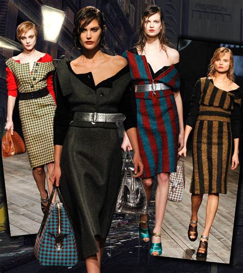 Fashion & Lifestyle: Prada Dresses... Fall 2013 Womenswear