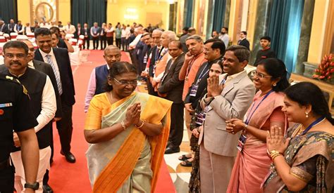 The President Of India Smt Droupadi Murmu Inaugurated Visitors