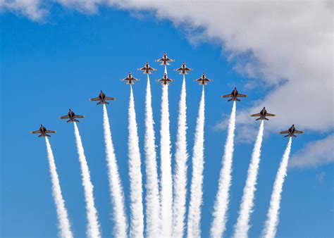 Thunderbirds and Blue Angels in Super Delta formation again | Super Delta