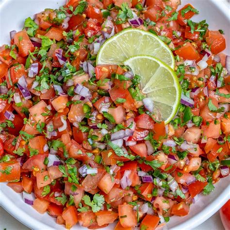 The Best Ever Homemade Pico De Gallo Clean Food Crush